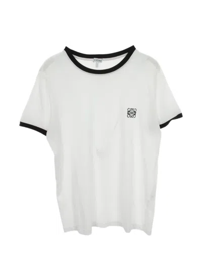 Pre-owned Loewe 2010s Anagram T-shirt In White