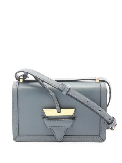 Pre-owned Loewe 2010s Barcelona Shoulder Bag In Blue