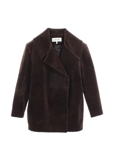 Pre-owned Loewe 2010s Corduroy Jacket In Brown