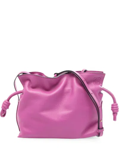Pre-owned Loewe 2010s Flamenco Clutch Bag In Pink