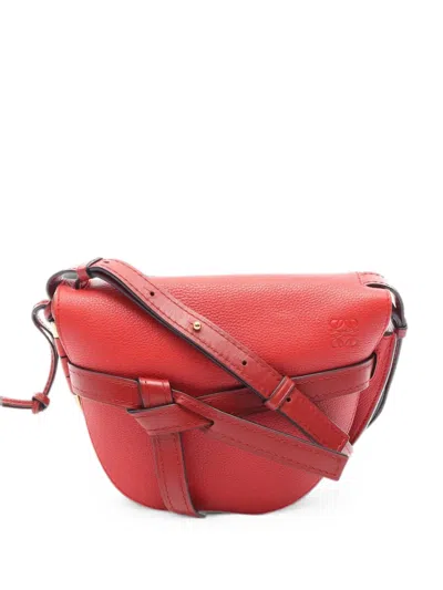 Pre-owned Loewe 2010s Gate Shoulder Bag In レッド
