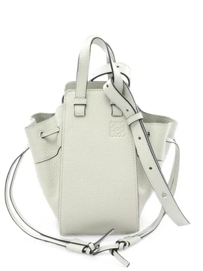 Pre-owned Loewe 2010s Hammock Drawstring Handbag In Gray