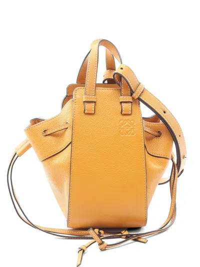 Pre-owned Loewe 2010s Hammock Drawstring Shoulder Bag In Yellow
