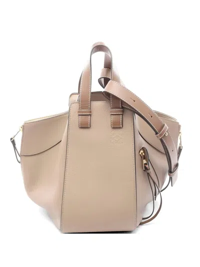 Pre-owned Loewe 2010s Hammock Small Handbag In Neutral