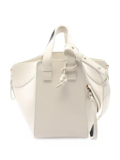 Pre-owned Loewe 2010s Hammock Tote Bag In White