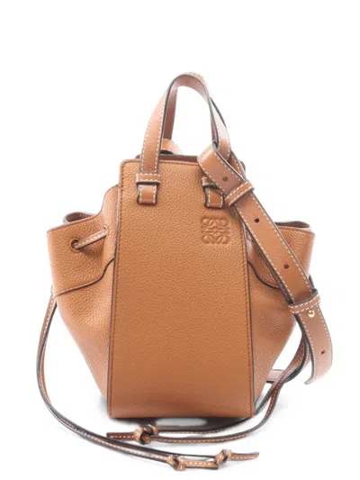 Pre-owned Loewe 2010s Hammock Two-way Mini Bag In Brown