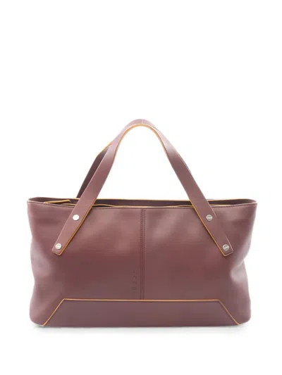 Pre-owned Loewe 2010s Leather Handbag In Brown