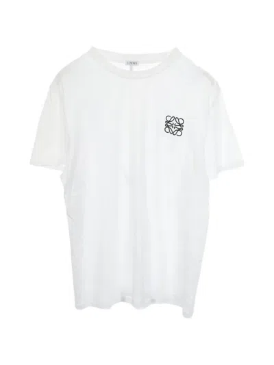 Pre-owned Loewe 2010s Logo-print T-shirt In White