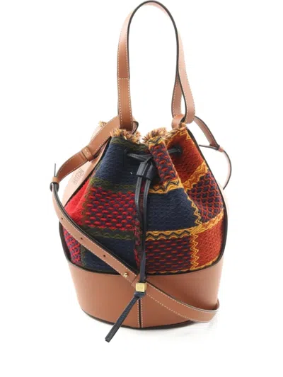 Pre-owned Loewe 2010s Medium Balloon Two-way Handbag In Brown