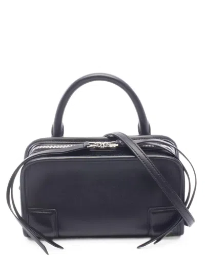 Pre-owned Loewe 2010s Mini Amazona 180 Tote Bag In Black