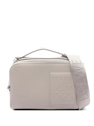 Pre-owned Loewe 2010s Mini Camera Anagram Tote Bag In Gray