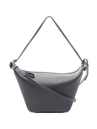 Pre-owned Loewe 2010s Mini Hammock Leather Tote Bag In Black