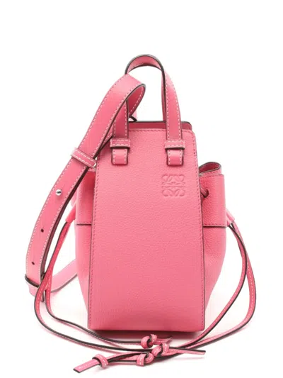 Pre-owned Loewe 2010s Mini Hammock Shoulder Bag In Pink
