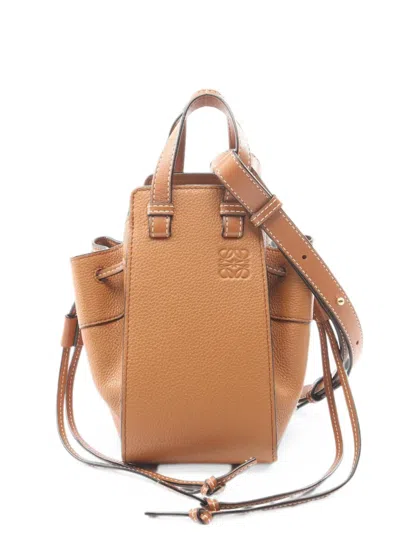 Pre-owned Loewe 2010s Mini Hammock Tote Bag In Brown