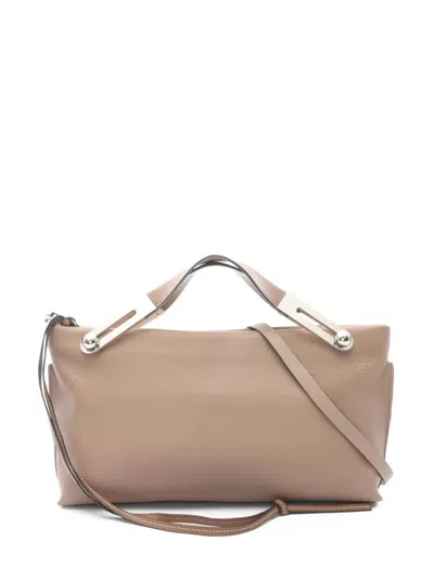 Pre-owned Loewe 2010s Missy Leather Tote Bag In Neutral
