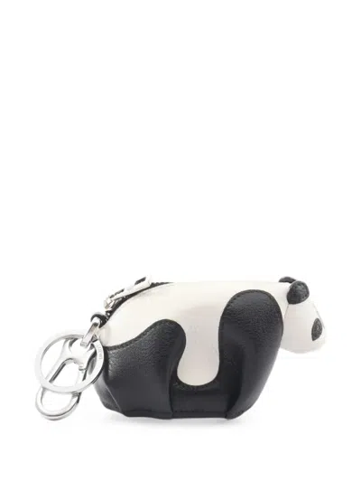 Pre-owned Loewe 2010s Panda Coin Purse In White