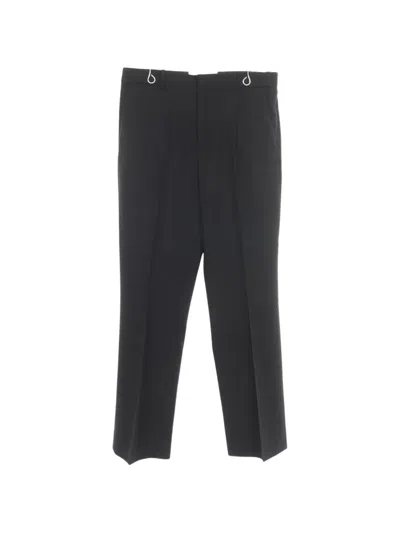 Pre-owned Loewe 2010s Pressed-crease Trousers In Black