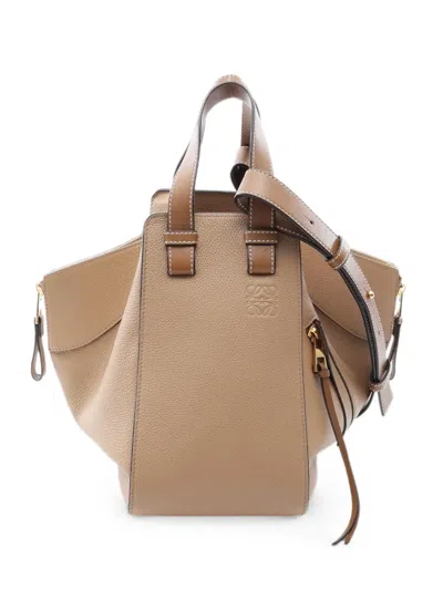 Pre-owned Loewe 2010s Small Hammock Tote Bag In Neutrals