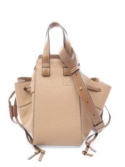 Pre-owned Loewe 2010s Small Hammock Tote Bag In Neutrals