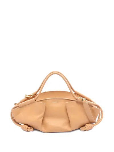 Pre-owned Loewe 2010s Small Paseo Leather Tote Bag In Neutral