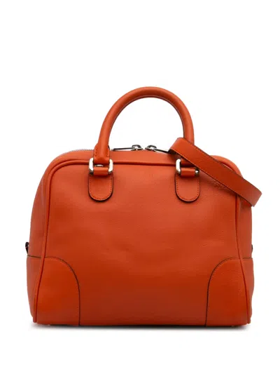 Pre-owned Loewe 2014 Medium Leather Amazona 75 Satchel