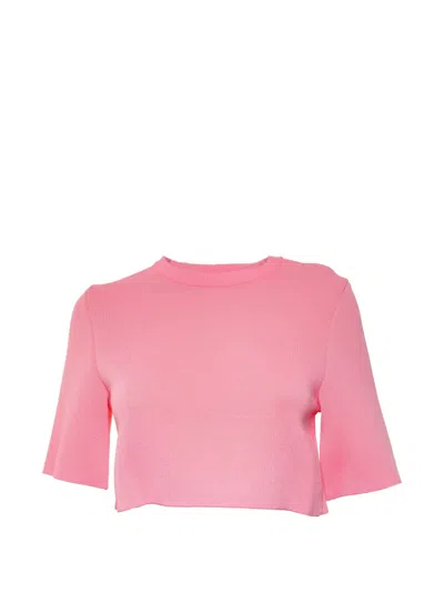 Pre-owned Loewe 2015-2020s Short-sleeve Sweater In Pink