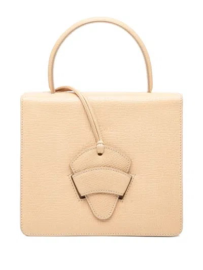 Pre-owned Loewe 2015-2025 Leather Barcelona Satchel In Brown