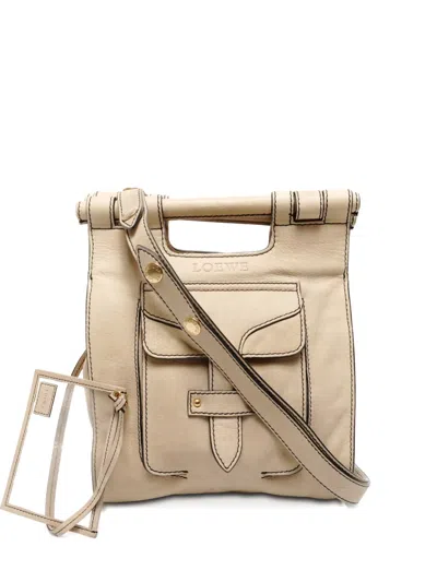 Pre-owned Loewe 2015-2025 Two-way Tote Bag In Neutral