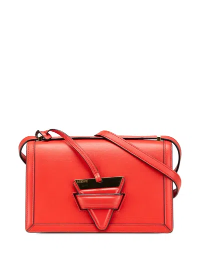 Pre-owned Loewe 2016 Medium Leather Barcelona Crossbody Bag