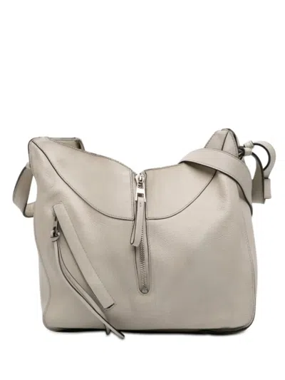 Pre-owned Loewe 2016 Small Grained Calfskin Hammock Bag Satchel In Brown