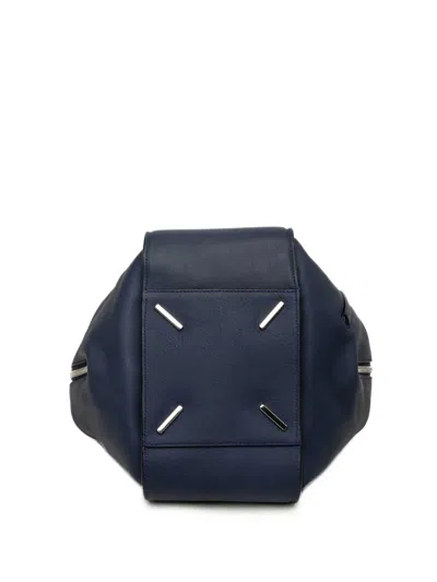Pre-owned Loewe 2016 Small Soft Grained Calfskin Hammock Bag Satchel In Blue