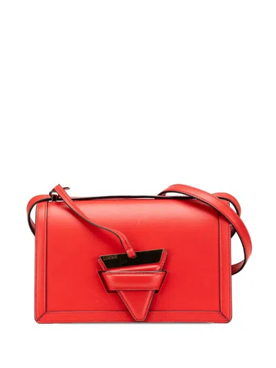 Pre-owned Loewe 2017 Medium Leather Barcelona Crossbody Bag