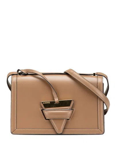 Pre-owned Loewe 2018 Medium Leather Barcelona Crossbody Bag