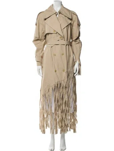 Pre-owned Loewe 2018 Trench Coat W/ Tags In Neutral