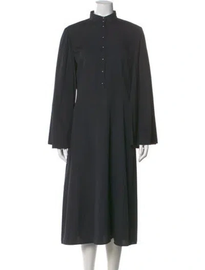 Pre-owned Loewe 2020 Midi Length Dress In Black