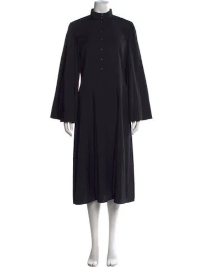 Pre-owned Loewe 2020 Midi Length Dress In Black