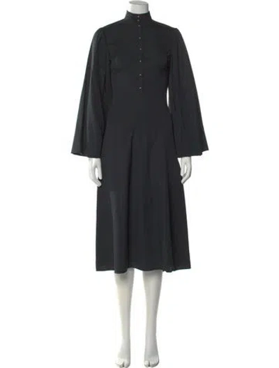Pre-owned Loewe 2020 Midi Length Dress W/ Tags In Black