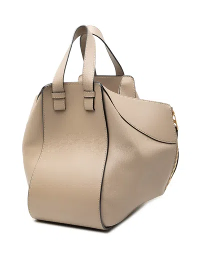 Pre-owned Loewe 2020 Small Leather Hammock Satchel In Brown