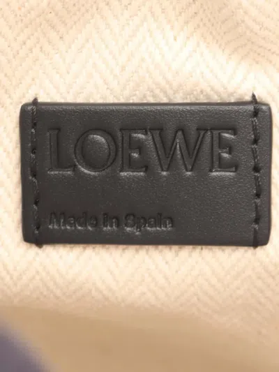 Pre-owned Loewe 2020-2026 Paulas Ibiza Braid Pocket Iraca Palm Pouch Crossbody Bag In Neutrals