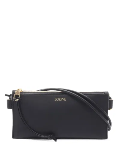 Pre-owned Loewe 2020s Hoya Pouch Cross Body Bag In Black
