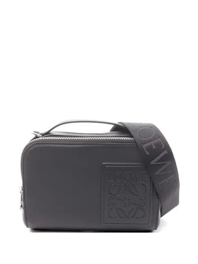 Pre-owned Loewe 2020s Leather Camera Bag In Black