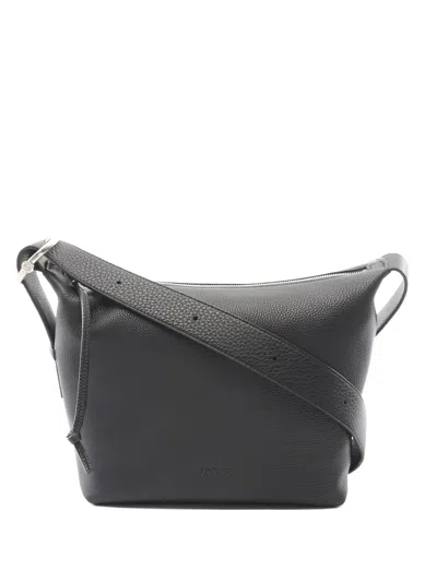 Pre-owned Loewe 2020s Loop Hobo Shoulder Bag In Black