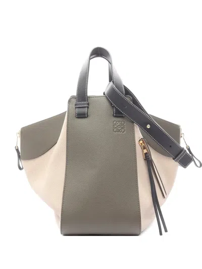 Pre-owned Loewe 2020s Medium Hammock Leather Tote Bag