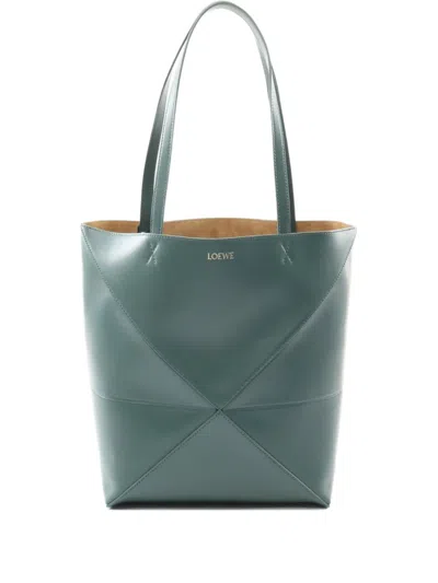 Pre-owned Loewe 2020s Medium Puzzle Geometric Leather Shoulder Bag