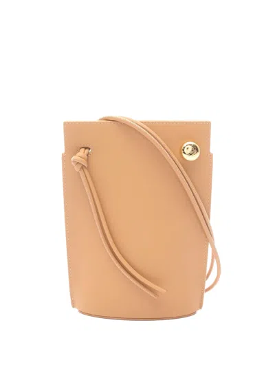 Pre-owned Loewe 2020s Pebble Pocket Shoulder Bag In Brown