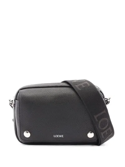 Pre-owned Loewe 2020s Pebble Shoulder Bag In Black