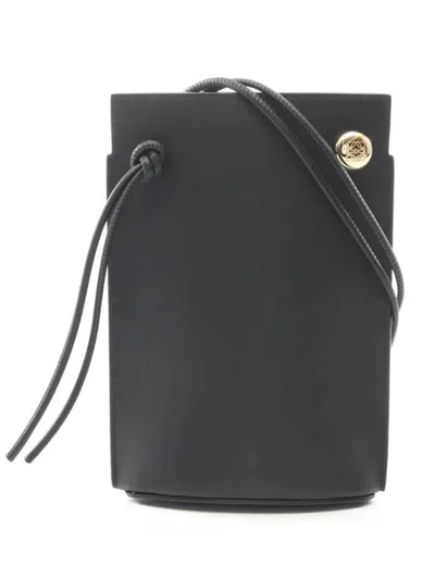 Pre-owned Loewe 2020s Pebble Thais Shoulder Bag In Black