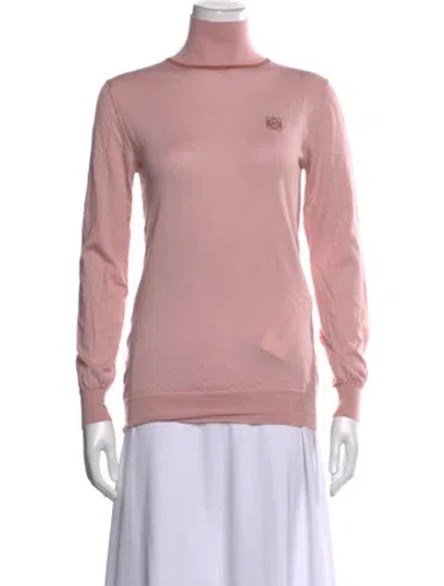 Pre-owned Loewe 2021 Anagram Sweater In Pink