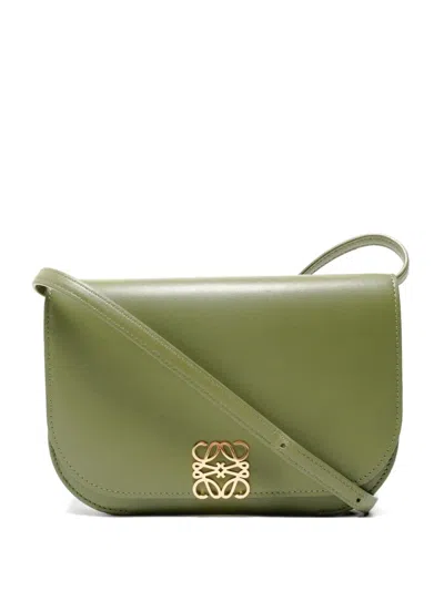 Pre-owned Loewe 2021 Goya Shoulder Bag In Green