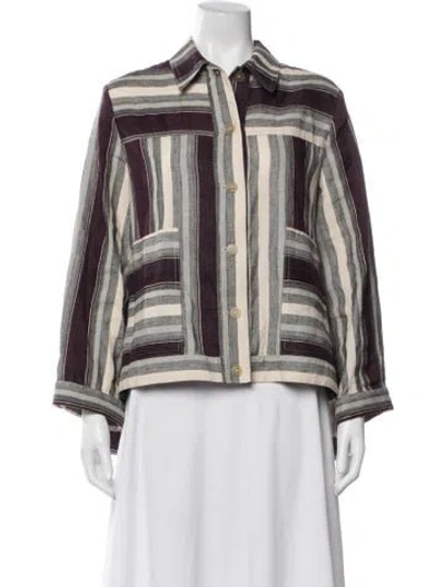 Pre-owned Loewe 2021 Linen Jacket In Multi